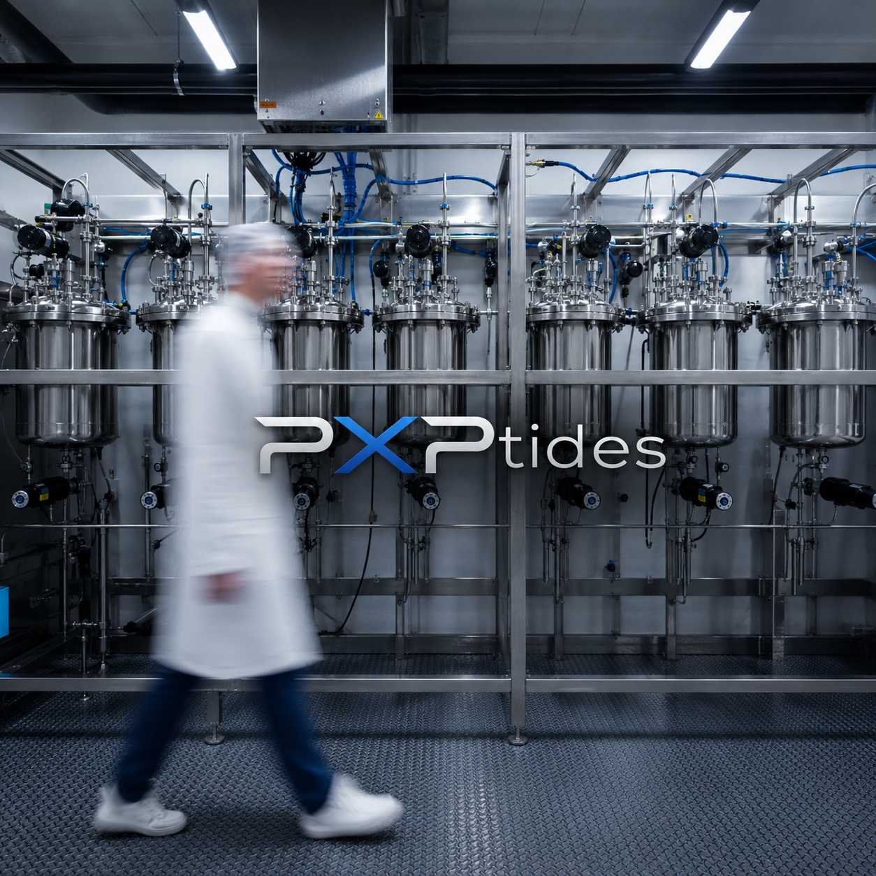 Inside the PXPtides peptide manufacturing facility